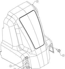 Belt Cover Diagram and Parts List for 21A-70M8756 2016 Cub Cadet Tiller